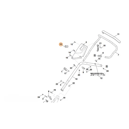 Stihl  Tabliczka znamionowa MB 655.3 YS 6374 967 0140